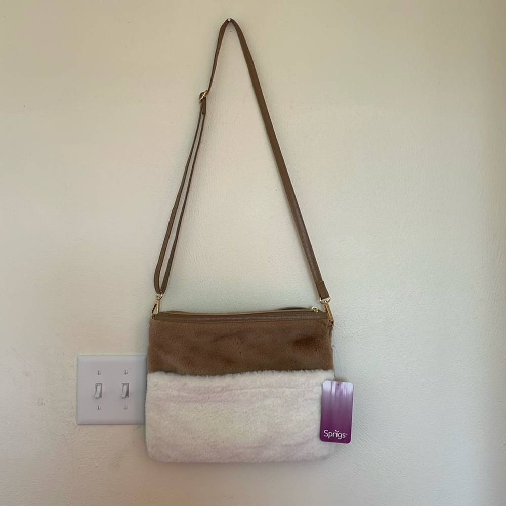 Faux Fur Crossbody Purse